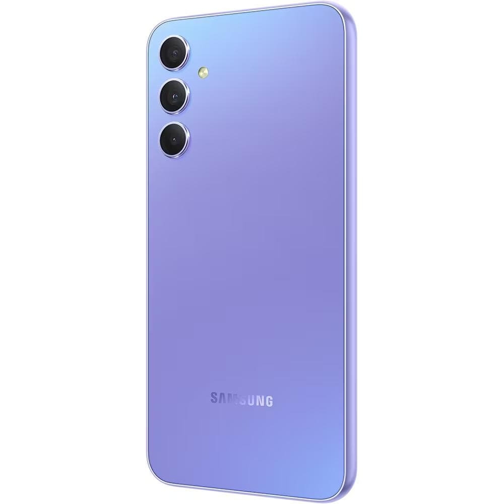 Samsung Galaxy A34 DS Light Violet 5G/6.55"/OC/8GB/256GB/13MP/48MP+8MP+5MP/5000mAh + IP67 "SM-A346BLVEEUE" — miniatură