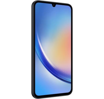 Samsung Galaxy A34 DS Black 5G/6.55"/OC/6GB/128GB/13MP/48MP+8MP+5MP/5000mAh + IP67 "SM-A346BZKAEUE" — miniatură