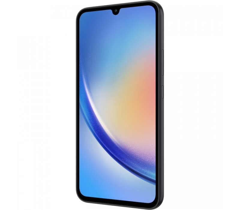 Samsung Galaxy A34 DS Black 5G/6.55"/OC/8GB/256GB/13MP/48MP+8MP+5MP/5000mAh + IP67 "SM-A346BZKEEUE" — miniatură