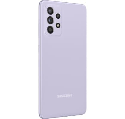 Samsung Galaxy A52 DS Light Violet LTE/6.5/OC/6GB/128GB/32MP/64MP+12MP+5MP+5MP/4500mAh "SM-A525FLVGEUE" — miniatură