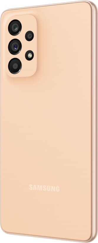 Samsung Galaxy A53 DS Awesome Peach 5G/6.5"/OC/6GB/128GB/32MP/64MP+12MP+5MP+5MP/5000mAh + IP67 "SM-A536BZONEUE" — miniatură