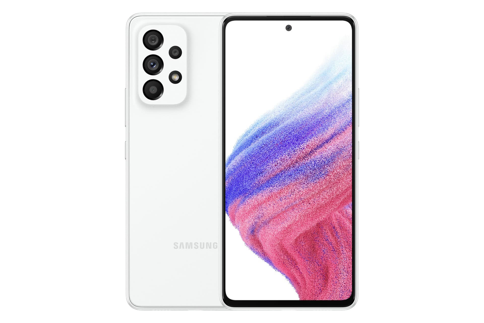 SAMSUNG A53 5G A536 6.5" 8GB 256GB DS WH "SM-A536BZWL"