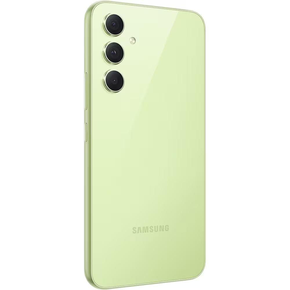 Samsung Galaxy A54 DS Light Green 5G/6.42"/OC/8GB/128GB/32MP/50MP+12MP+5MP/5000mAh + IP67 "SM-A546BLGCEUE" — miniatură