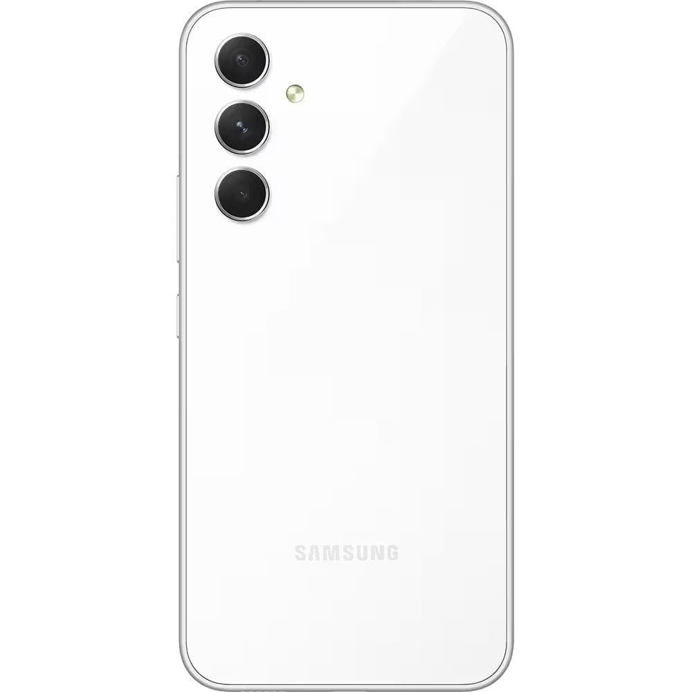 Samsung Galaxy A54 DS White 5G/6.42"/OC/8GB/256GB/32MP/50MP+12MP+5MP/5000mAh + IP67 "SM-A546BZWDEUE" — miniatură