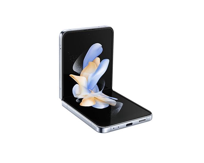 Samsung Galaxy Z Flip4 DS Blue 5G/6.7/OC/8GB/512GB/10MP/12MP+12MP/3700mAh "SM-F721BLBPEUE" — miniatură