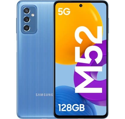Samsung Galaxy M52 DS Light Blue 5G/6.7/OC/6GB/128GB/32MP/64MP+12MP+5MP/5000mAh "SM-M526BLBDEUE"