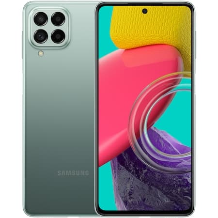 Samsung Galaxy M53 DS Green 5G/6.7/OC/8GB/128GB/32MP/108MP+8MP+2MP+2MP/5000mAh "SM-M536BZGGEUE"