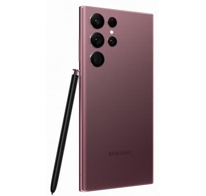 Samsung Galaxy S22 Ultra DS Burgundy 5G/6.8"/OC/12GB/512GB/40MP/12MP+108MP+10MP+10MP/5000mAh + S Pen "SM-S908BDRHEUE" — miniatură
