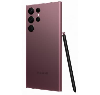 Samsung Galaxy S22 Ultra DS Burgundy 5G/6.8"/OC/12GB/512GB/40MP/12MP+108MP+10MP+10MP/5000mAh + S Pen "SM-S908BDRHEUE" — miniatură