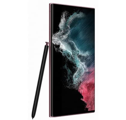 Samsung Galaxy S22 Ultra DS Burgundy 5G/6.8"/OC/12GB/512GB/40MP/12MP+108MP+10MP+10MP/5000mAh + S Pen "SM-S908BDRHEUE" — miniatură