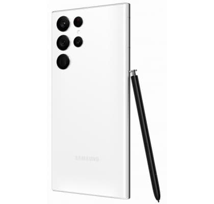 Samsung Galaxy S22 Ultra DS Phantom White 5G/6.8"/OC/12GB/256GB/40MP/12MP+108MP+10MP+10MP/5000mAh + S Pen "SM-S908BZWGEUE" — miniatură