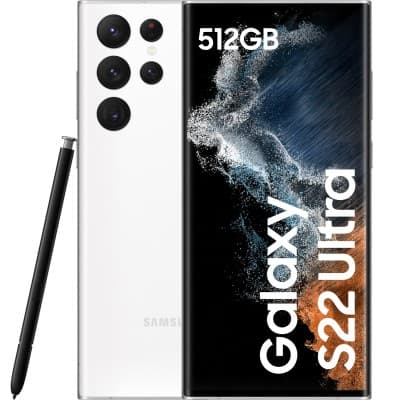 Samsung Galaxy S22 Ultra DS Phantom White 5G/6.8"/OC/12GB/512GB/40MP/12MP+108MP+10MP+10MP/5000mAh + S Pen "SM-S908BZWHEUE"