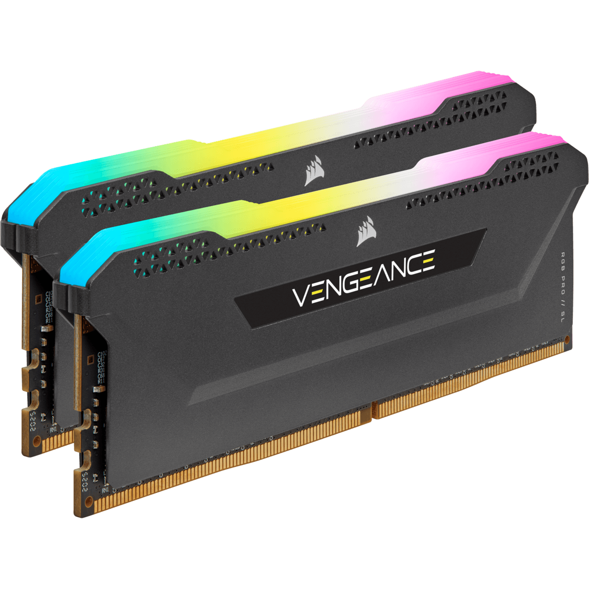 Corsair Vengeance RGB Pro SL 16 GB, DDR4, 3600MHz, CL16, 2x8GB, 1.35V "CMH16GX4M2Z3600C16" — miniatură