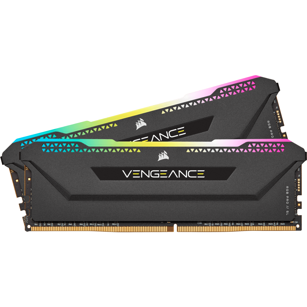 Corsair Vengeance RGB Pro SL 16 GB, DDR4, 3600MHz, CL16, 2x8GB, 1.35V "CMH16GX4M2Z3600C16"