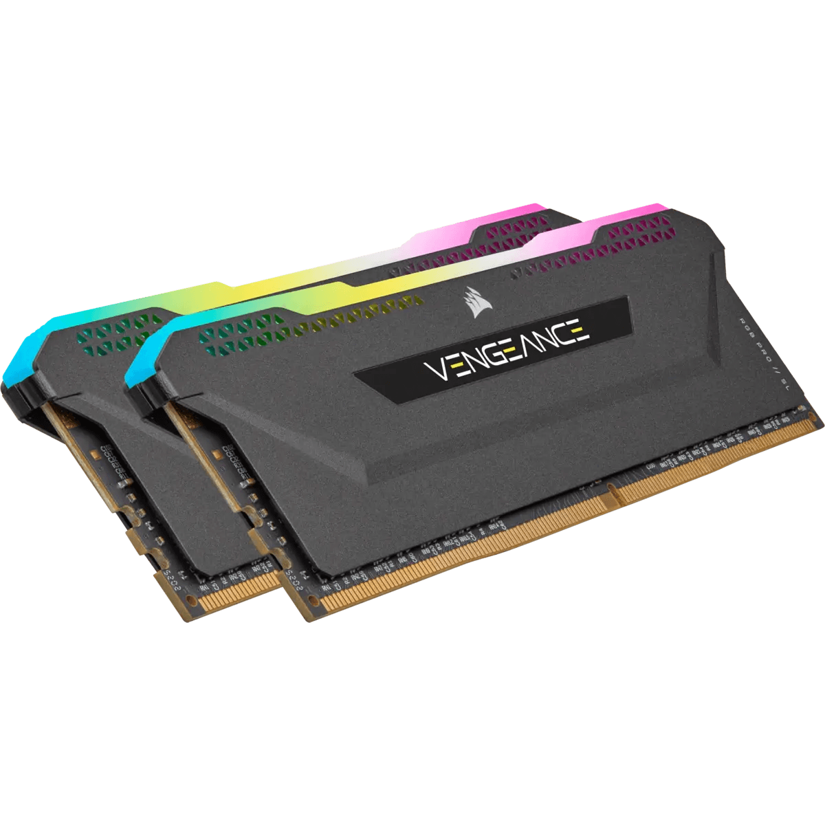 Corsair Vengeance RGB Pro SL 32 GB, DDR4, 4000MHz, CL18, 2x16GB, "CMH32GX4M2K4000C18" — miniatură