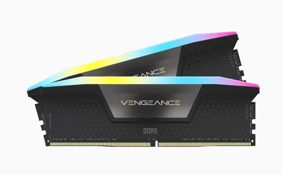 Corsair Vengeance RGB, DDR5, 32GB (2x16GB), 7000 MHz, C40, 1.45V, Intel XMP, Negru "CMH32GX5M2B7000C40"