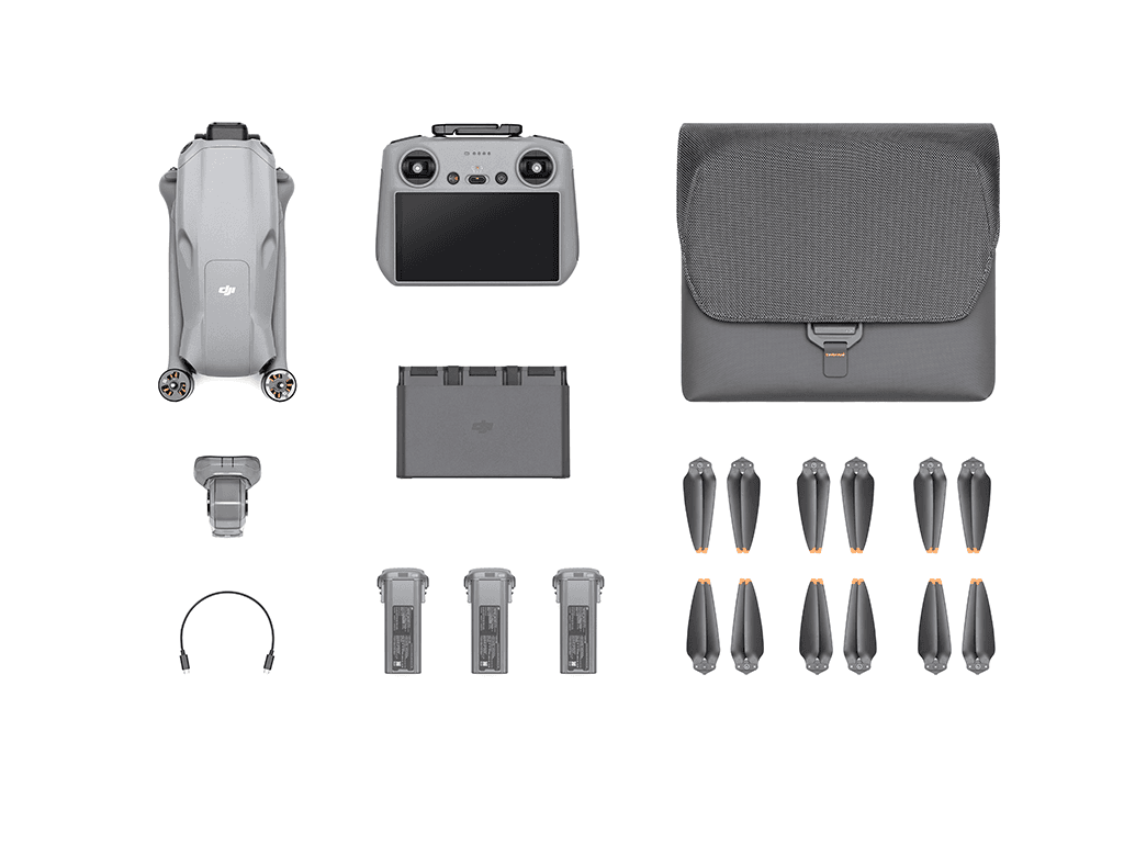 Kit Drona DJI Air 3 FMC, 4K/100+Smart Controller48MP, auton. 46min, 720g "CP.MA.00000693.01" — miniatură