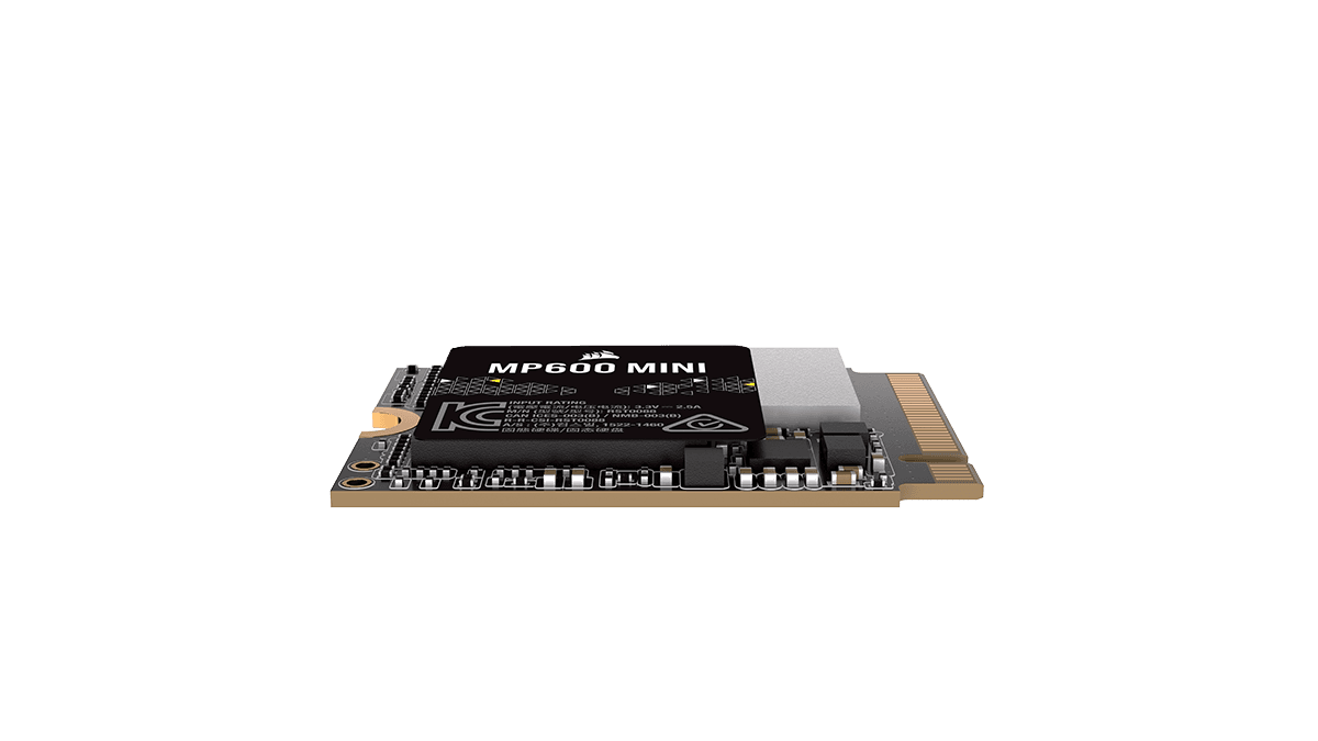 SSD Corsair Force MP600 Mini, 1 TB, NVMe, M.2, PCIe 4.0 "CSSD-F1000GBMP600MN" — miniatură