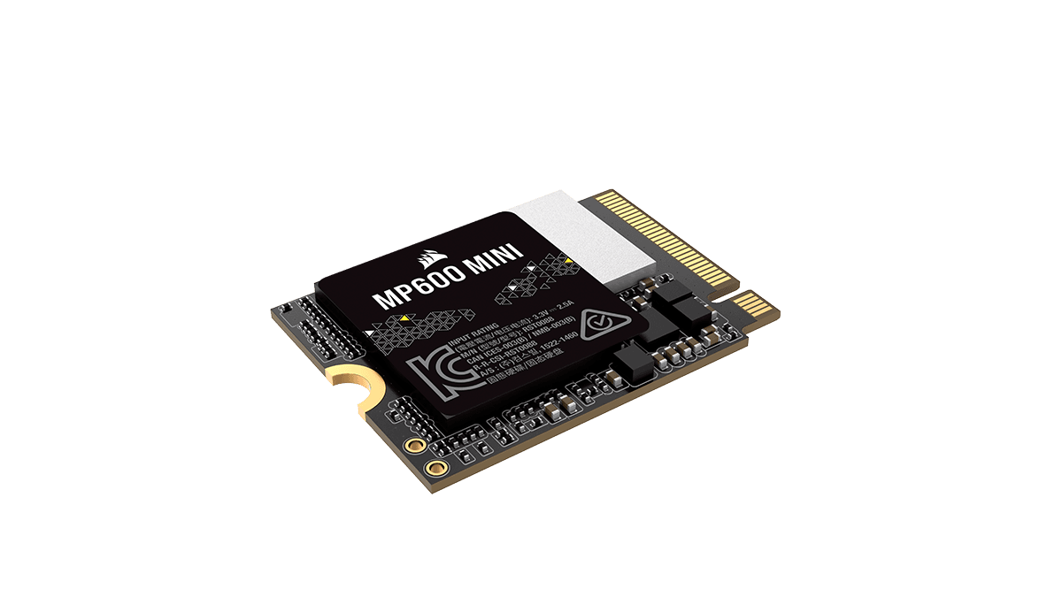 SSD Corsair Force MP600 Mini, 1 TB, NVMe, M.2, PCIe 4.0 "CSSD-F1000GBMP600MN" — miniatură