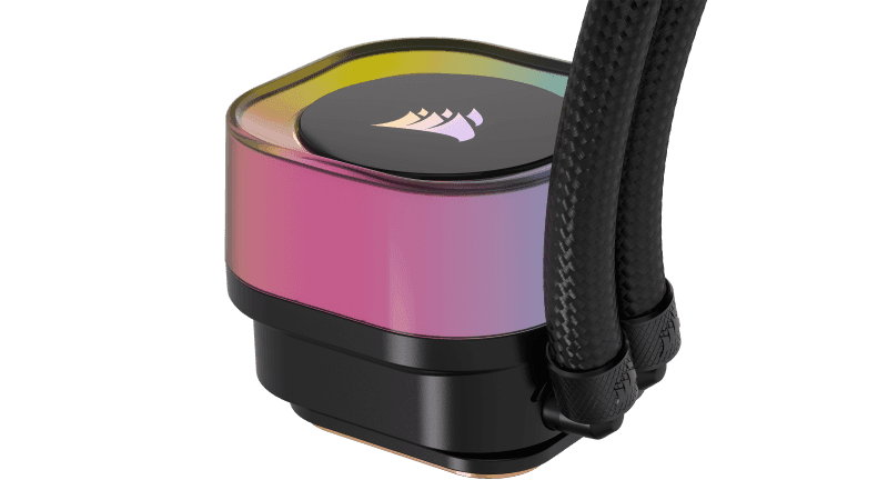 Cooler Corsair "iCUE LINK H115i", skt universal, racire cu lichid, ventilator 120 mm x 2, 2000 rpm, iluminat RGB, "CW-9061002-WW" — miniatură