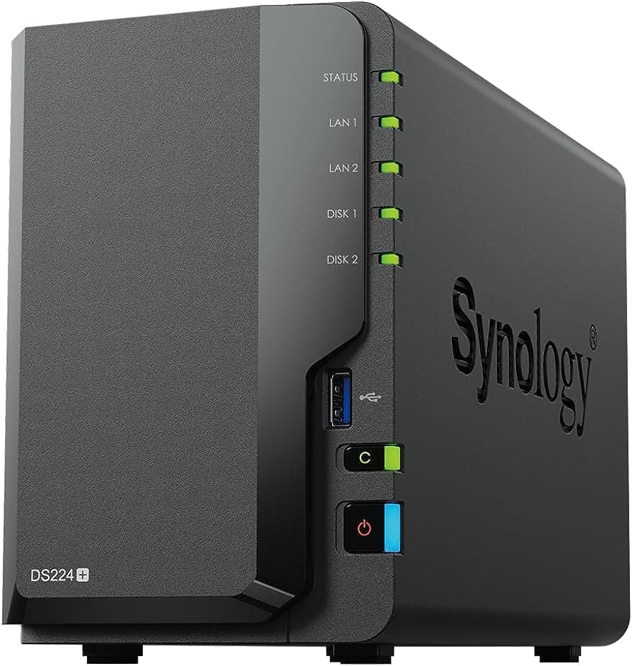 SYNOLOGY DS224+ 2-Bay NAS RTD1619B 2GB RAM "DS224+"