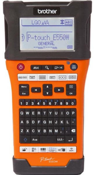 Imprimanta transfer Termic BROTHER 180dpi PT-E550WNIVPTL1, Viteza de tiparire:30mm/s, Latime max de imprimare:24mm|Conectiv: mini-USB|WIFI, Imp Cod de bare:DA "PTE550WNIVPTL1"