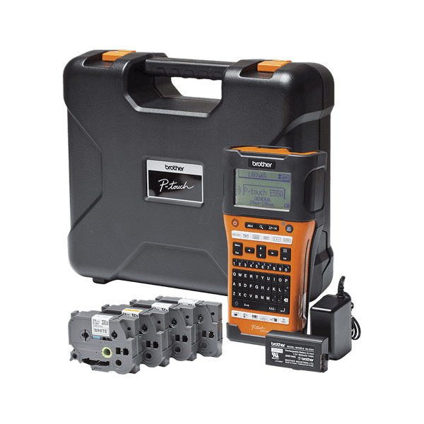 Imprimanta Transfer Termic BROTHER 180dpi PT-E550WSP, Viteza de tiparire: 30mm/s, Latime maxima de imprimare: 24mm|Conectiv: mini-USB|WIFI, Imp Cod de bare:DA "PTE550WSPYJ1"