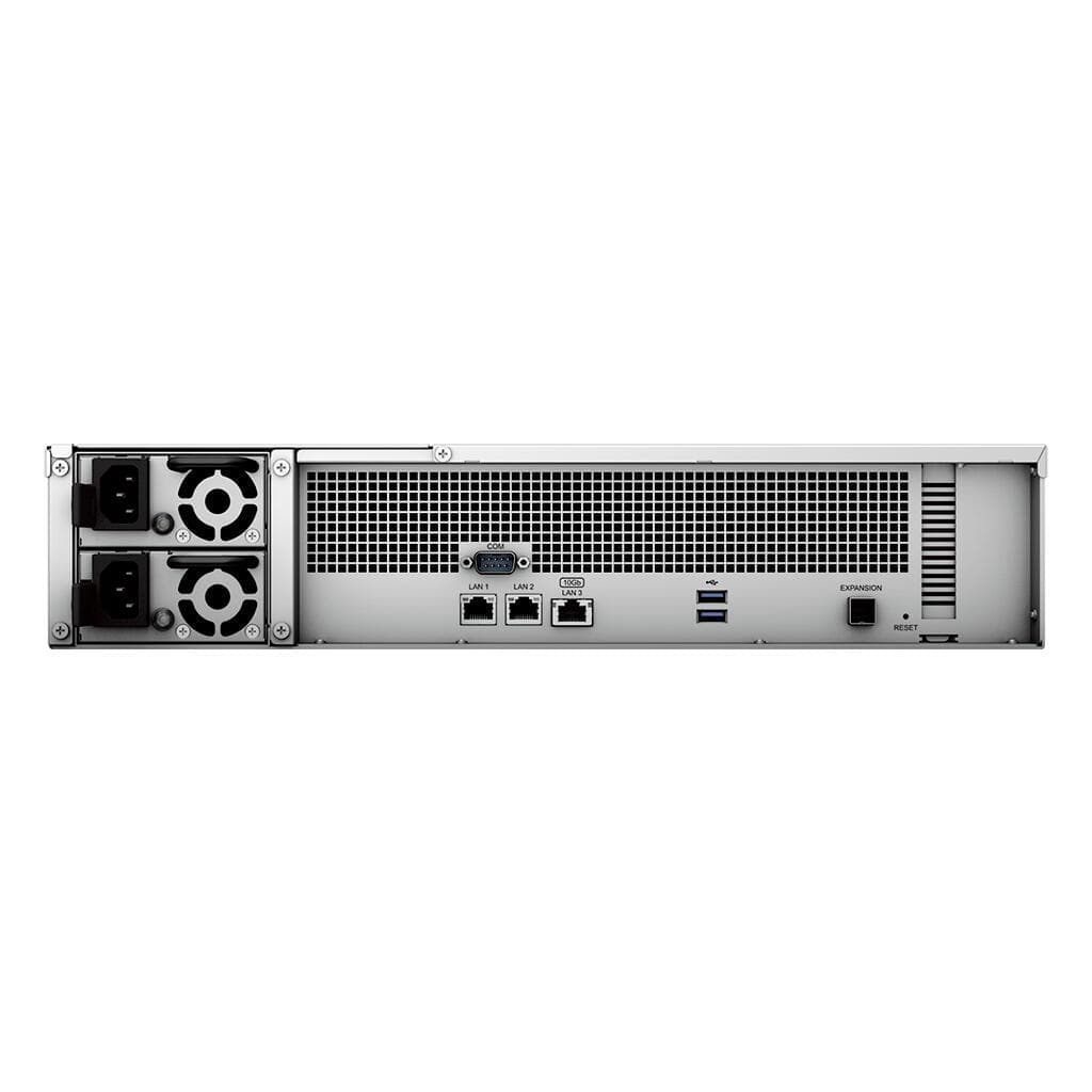 SYNOLOGY RS2423RP+ 12-BAY Rackstation AMD Ryzen Embedded V1500B AMD QUAD CORE 8GB RAM HDD/SSD Only "RS2423RP+" — miniatură