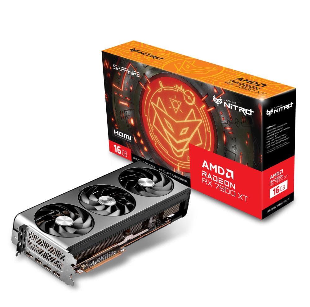 PLACI VIDEO Sapphire VGA SAPP NITRO+ AMD RADEON RX7800 XT 16G,"11330-01-20G"