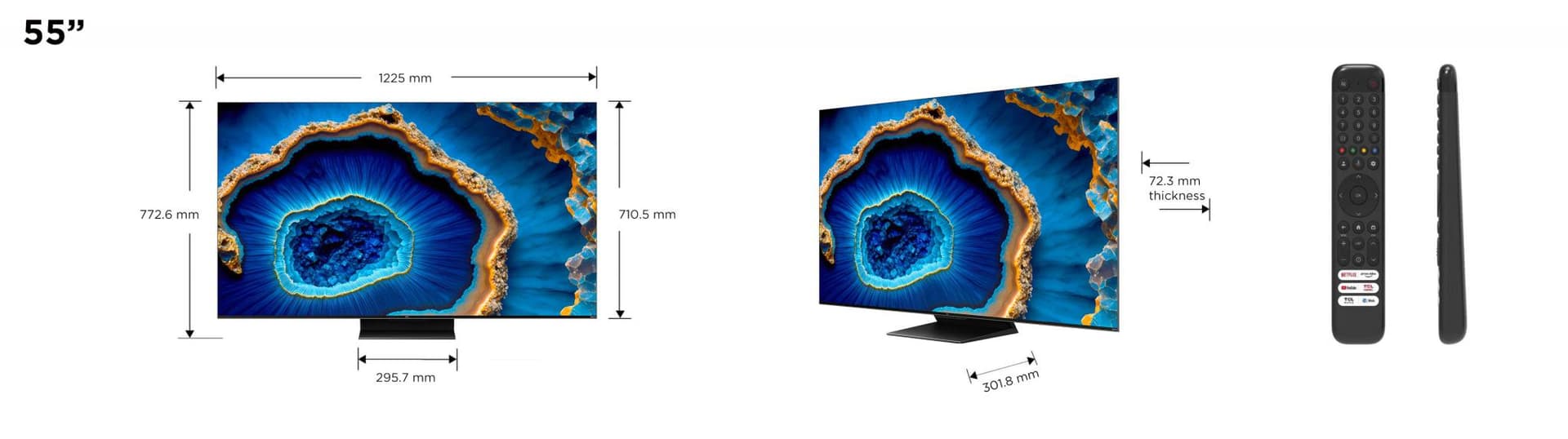 TELEVIZOARE TCL Smart TV TCL 50C805 50"-126CM (Model 202,"50C805" — miniatură