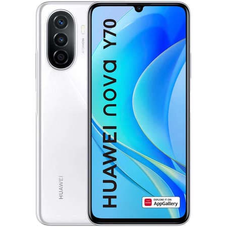 Huawei Nova Y70 DS White LTE/6.75/OC/4GB/128GB/8MP/48MP+5MP+2MP/6000mAh "51097CNQ"