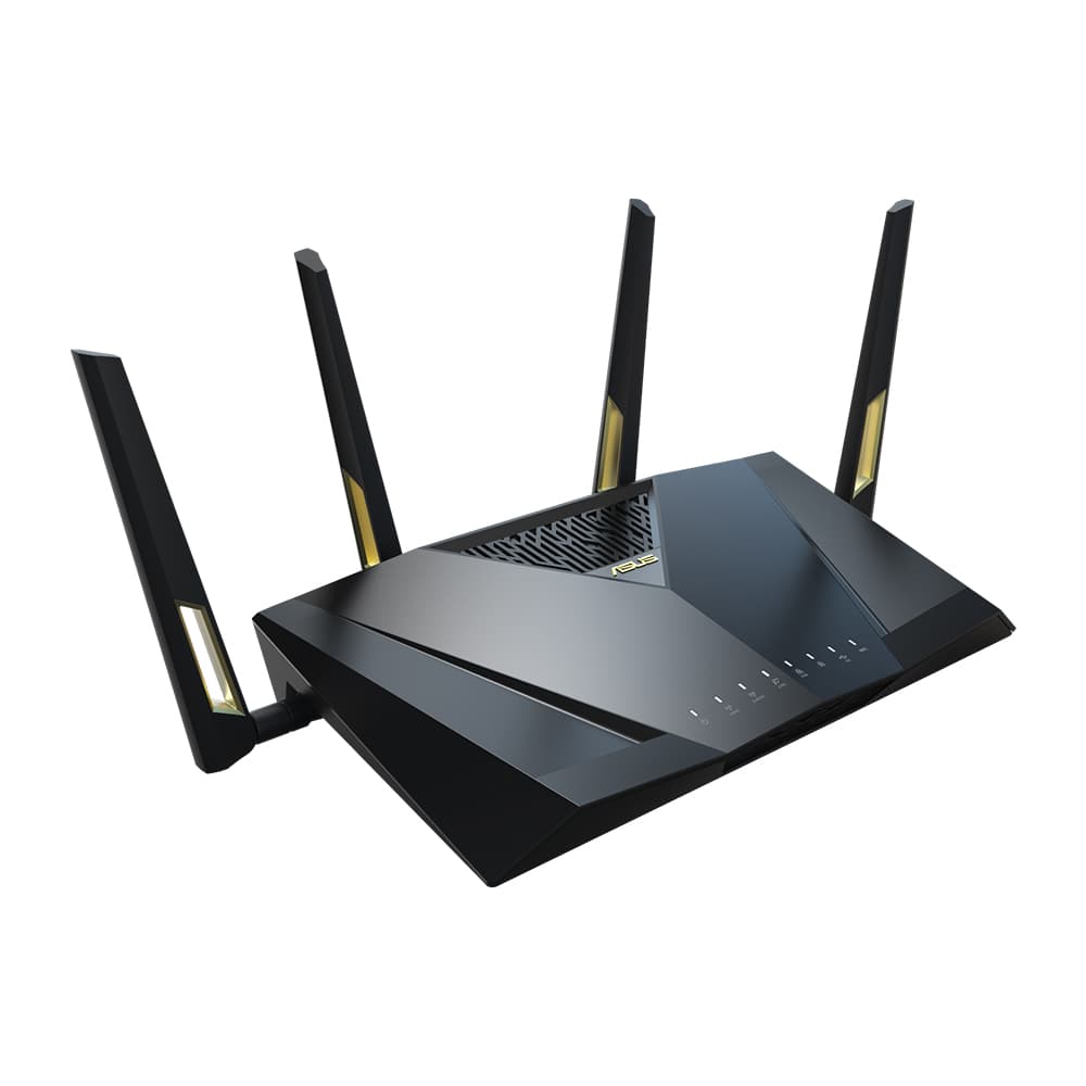 ASUS RT-AX88U Pro AX6000 Dual Band WiFi 6 Router Dual 2.5G Port Quad-Core CPU AiProtection Pro WPA3 AiMesh support "90IG0820-MO3A00" — miniatură