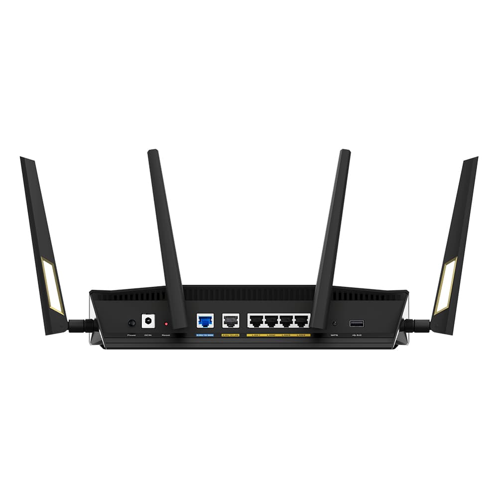 ASUS RT-AX88U Pro AX6000 Dual Band WiFi 6 Router Dual 2.5G Port Quad-Core CPU AiProtection Pro WPA3 AiMesh support "90IG0820-MO3A00" — miniatură