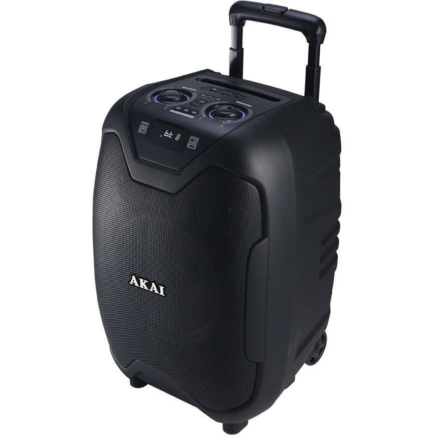 Boxa portabila AKAI, tip troller, 50 W RMS, Bluetooth, acumulator 4500 mAh, "ABTS-X10 PLUS" — miniatură
