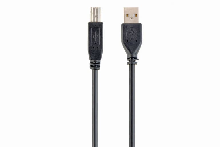 CABLU USB GEMBIRD pt. imprimanta, USB 2.0 (T) la USB 2.0 Type-B (T), 1.8m, conectori auriti, black, "CCP-USB2-AMBM-6" / 45505977