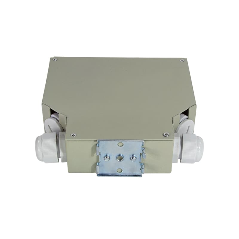 CUTIE DISTRIBUTIE DIN rail fibra optica LOGILINK, pentru cuple LC si SC, otel, gri, "FB5000" — miniatură