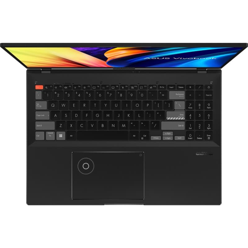 ASUS Vivobook Pro N7601ZW Intel Core i9-12900H 16inch 4K OLED 32GB 1TB M.2 NVMe PCIe 4.0 Perf. SSD GF RTX3070Ti 8GB W11P 2Y Black "N7601ZW-MQ106X" ( — miniatură