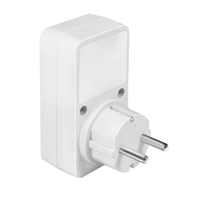 ADAPTOR LOGILINK, Schuko x 1, functie ajustare luminoasa, indicator led, IP20, 230 V/16 A, 50 Hz, 20-400 W pentru becuri luminoase, alb "PA0151" (include TV 0.18lei) — miniatură