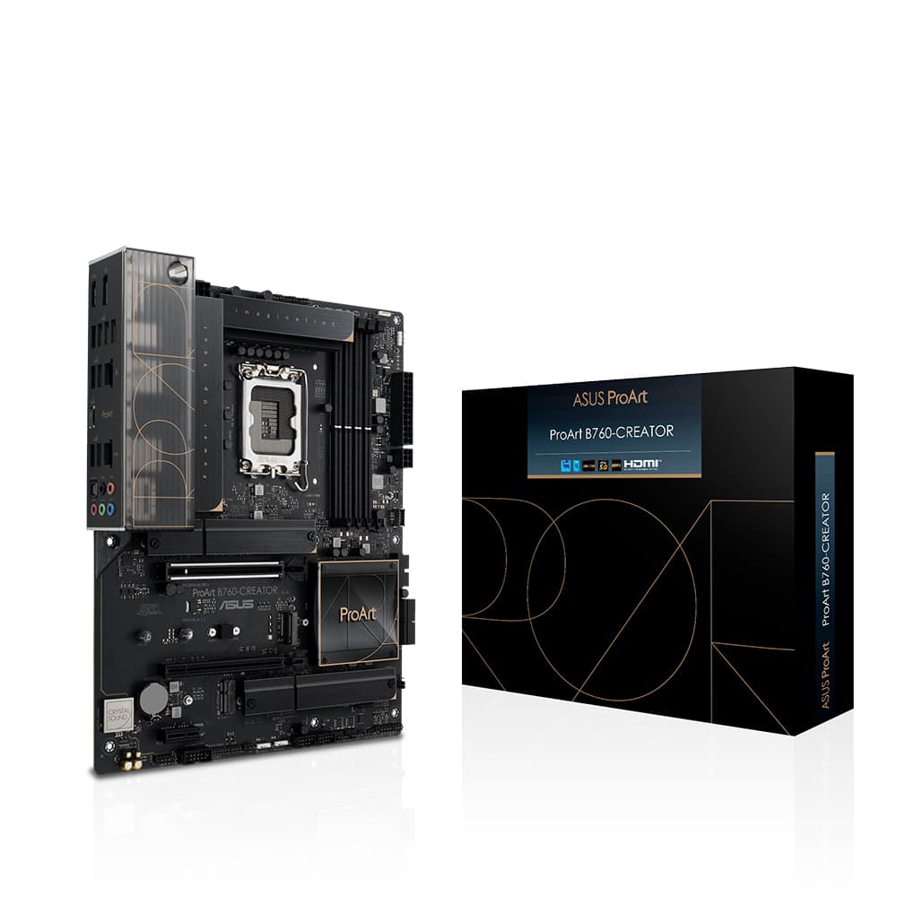 Placa de baza Asus ProArt B760 CREATOR WIFIIntel Socket LGA1700, 4DDR5 (Dual Channel) "PROART B760-CREATOR" — miniatură