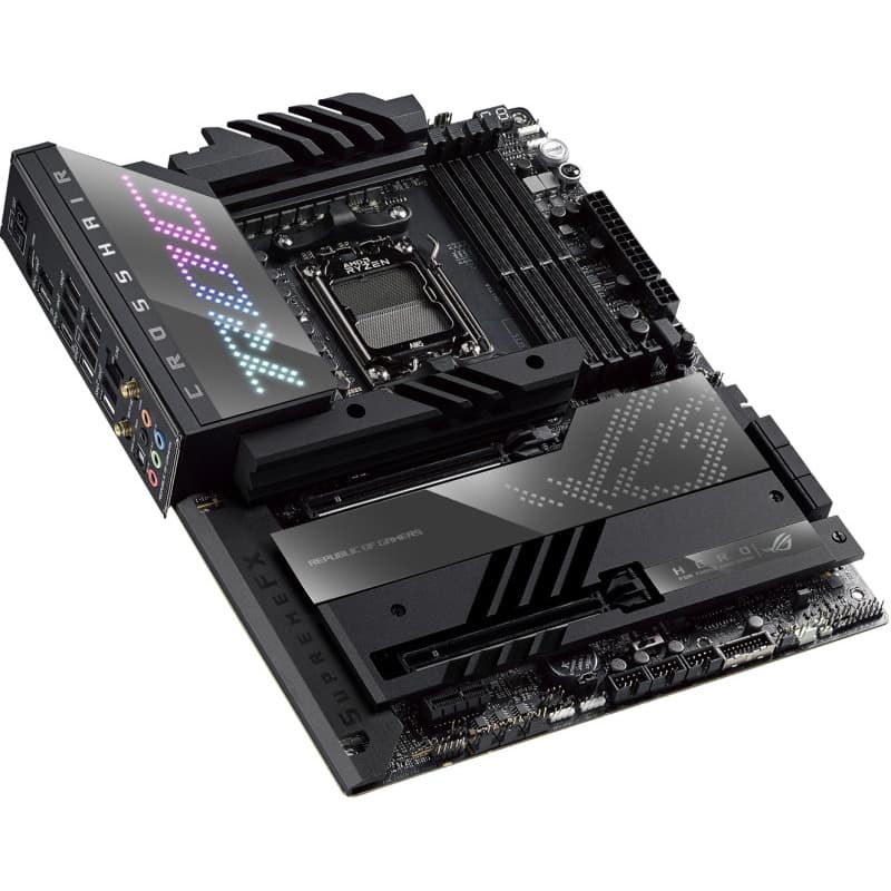 Placa de baza ASUS ROG CROSSHAIR X670E HEROAM5, X670, USB4, MB "ROGCROSSHAIRX670EHER" — miniatură