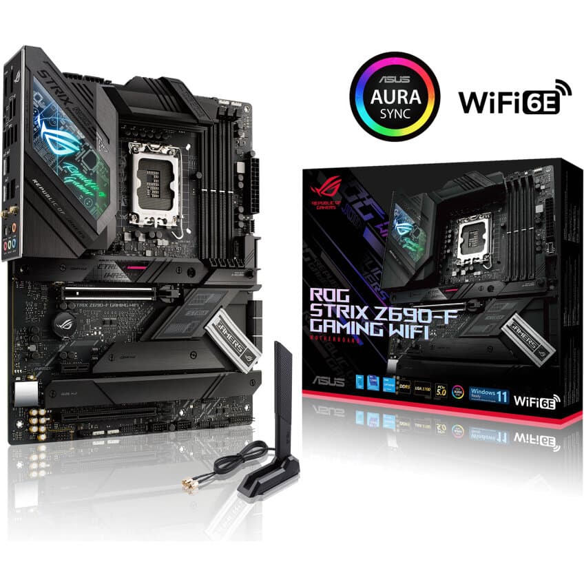 Placa de baza ASUS ROG STRIX Z690-F GAMING WIFISocket 1700, Z690, USB3.2 GEN 2 MB "ROGSTRIXZ690-F GM WF" — miniatură