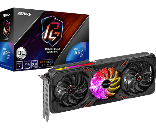 PLACI VIDEO Asrock AsRock Arc A770 Phantom Gaming D 16GB OC,"A770 PG 16GO"