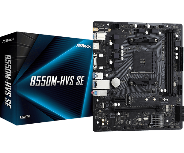 MB ASROCK B550M-HVS SE AM4 "B550M-HVS SE"