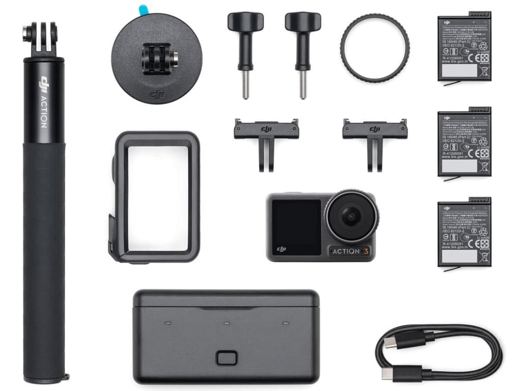 Camera de actiune DJI Osmo Action3 Adventure ComboInclude statie incarc acum. x 3 "CP.OS.00000221.01" — miniatură
