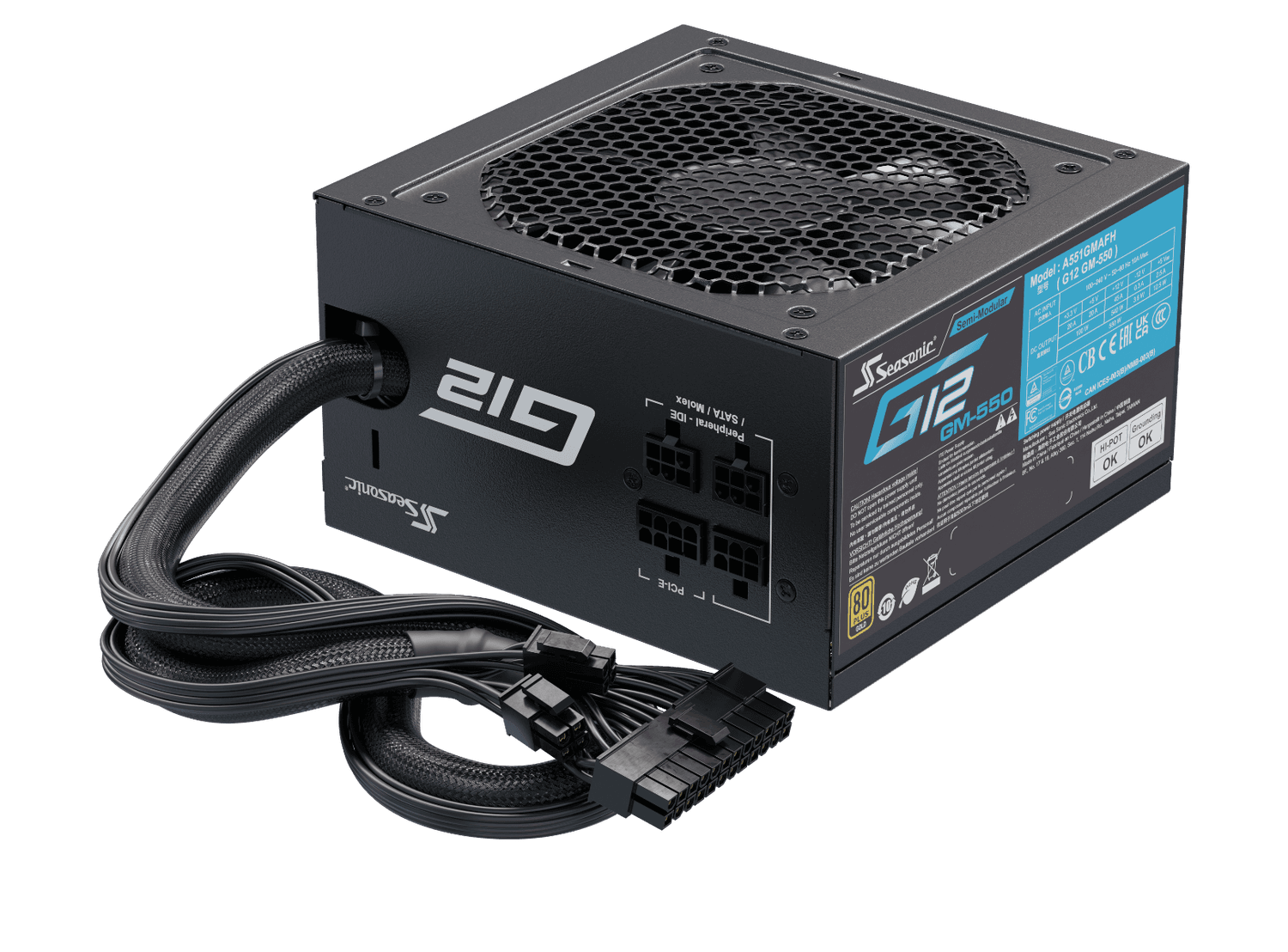 Sursa Seasonic G12-GM-550 — miniatură