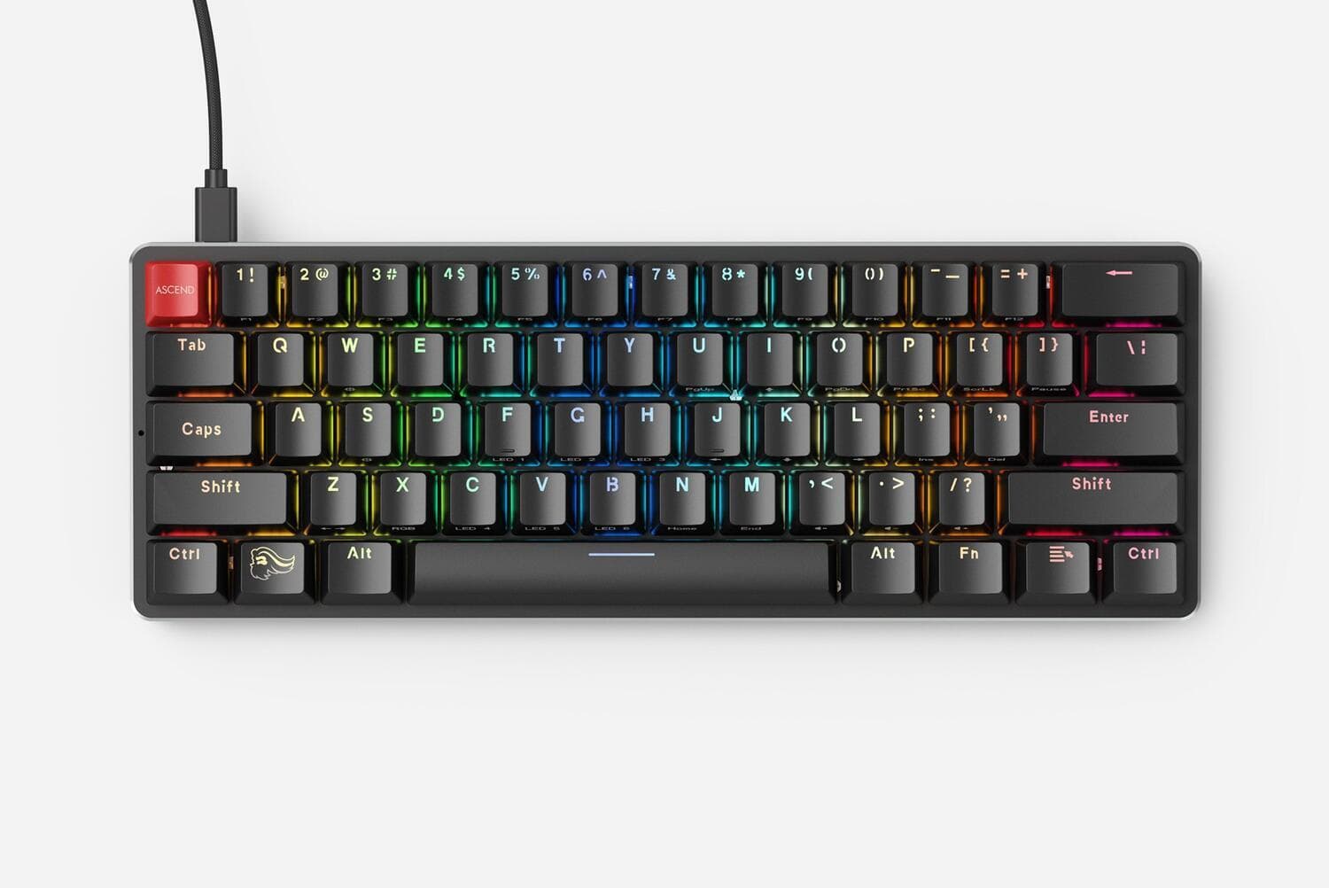 Glorious PC Gaming Race GMMK-COMPACT-BRN — miniatură