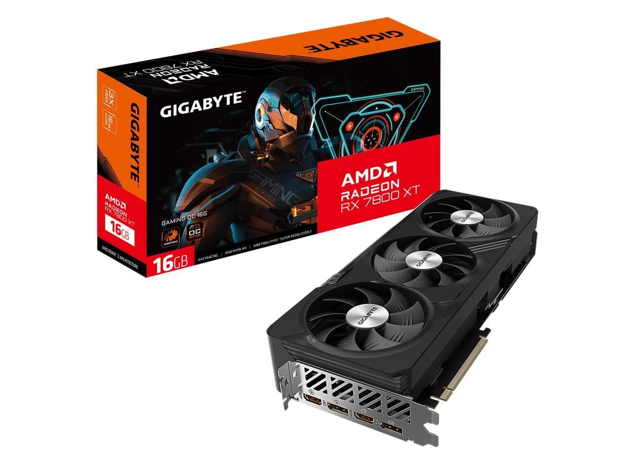 PLACI VIDEO Gigabyte VGA GB RADEON RX 7800 XT GAMING OC 16G,"GV-R78XTGAMING OC-16GD"