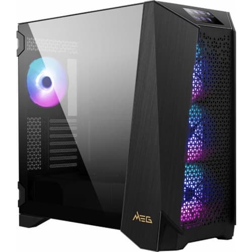 MSI MEG PROSPECT 700R Case E-ATX up to 310mm x 304.8mm ATX mATX 4.3inch Touch Panel Support with A-RGB fans "MEG PROSPECT 700R"