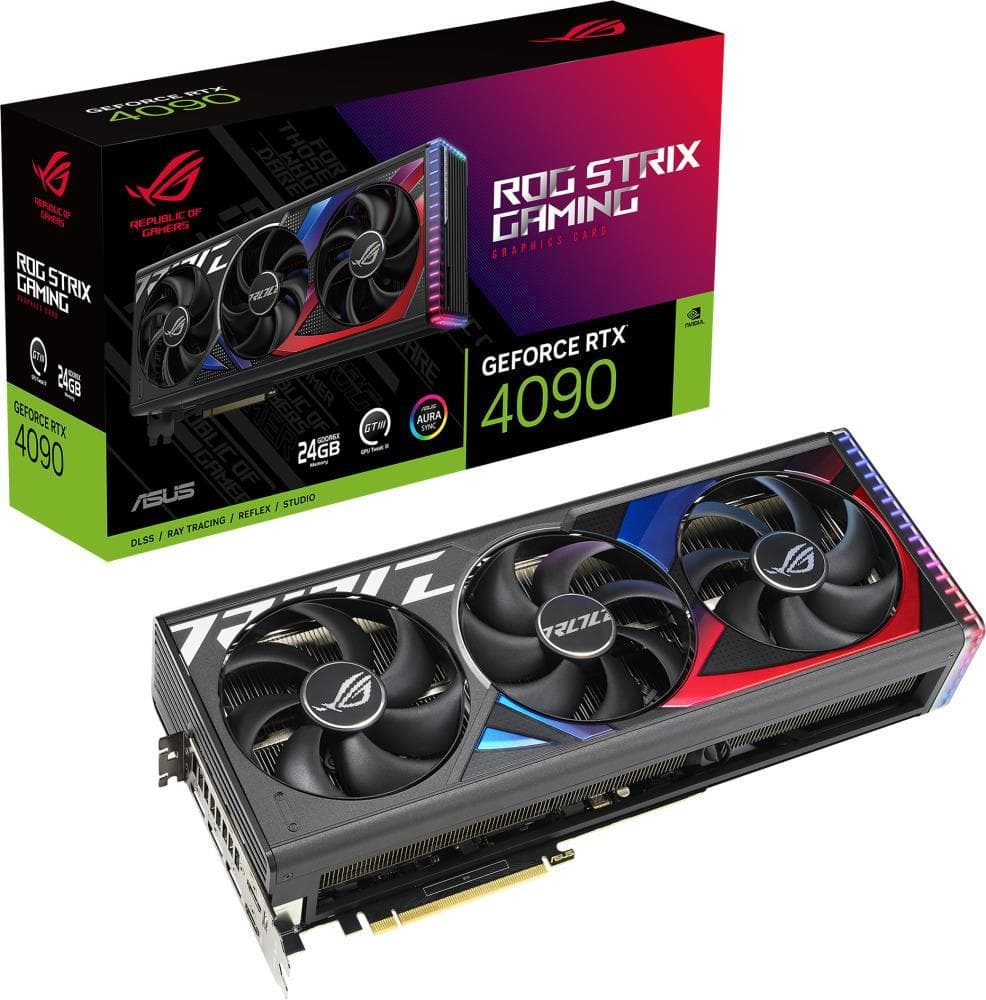 VGA PCIE16 RTX4090 24GB GDDR6X/ROG-STRIX-RTX4090-24G-GAM ASUS "ROG-STRIX-RTX4090-24G-GAM"
