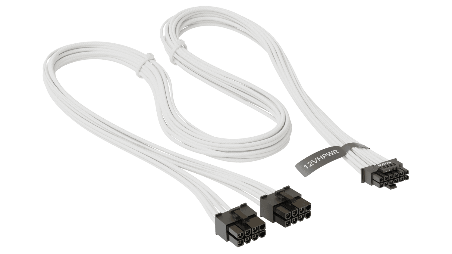 Seasonic SS2X8P-12VHPWR-600 / white "SS2X8P-12VHPWR-600 / white" — miniatură